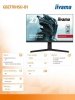 IIYAMA Monitor 27 cali GB2770HSU-B1 0,8ms,HDMI,DP,IPS,PIVOT,FreeSync,USB